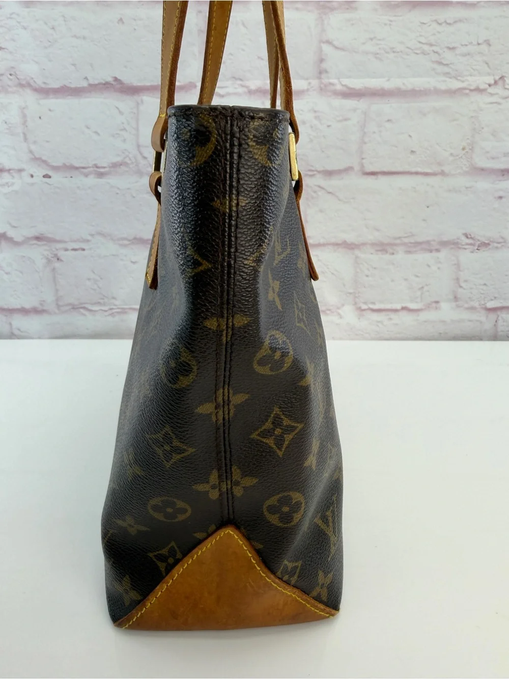 LOUIS VUITTON Monogram Canvas Cabas Piano Tote Bag
